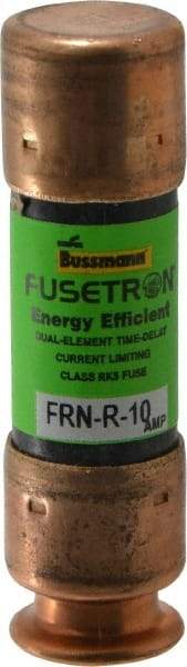 Cooper Bussmann - 125 VDC, 250 VAC, 10 Amp, Time Delay General Purpose Fuse - Fuse Holder Mount, 50.8mm OAL, 20 at DC, 200 (RMS) kA Rating, 9/16" Diam - Industrial Tool & Supply