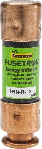 Cooper Bussmann - 125 VDC, 250 VAC, 12 Amp, Time Delay General Purpose Fuse - Fuse Holder Mount, 50.8mm OAL, 20 at DC, 200 (RMS) kA Rating, 9/16" Diam - Industrial Tool & Supply