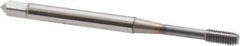 OSG - M3x0.50 Metric Coarse D3 Thread Limit Modified Bottoming Thread Forming Tap - Powdered Metal High Speed Steel, TiCN Finish, 1-15/16" OAL, 5/8" Thread Length, Right Hand Thread, Series EXOTAP NRT - Exact Industrial Supply