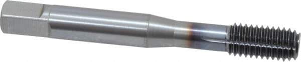 OSG - M8x1.25 Metric Coarse D5 Thread Limit Modified Bottoming Thread Forming Tap - Powdered Metal High Speed Steel, TiCN Finish, 2-23/32" OAL, 1-1/8" Thread Length, Right Hand Thread, Series EXOTAP NRT - Industrial Tool & Supply