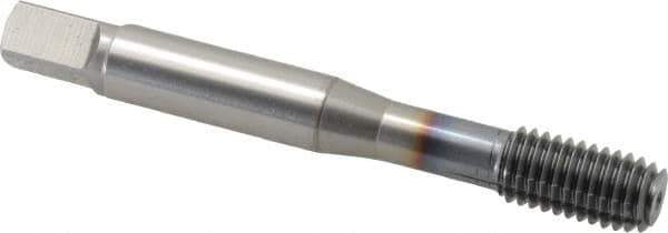 OSG - M8x1.25 Metric Coarse D9 Thread Limit Modified Bottoming Thread Forming Tap - Powdered Metal High Speed Steel, TiCN Finish, 2-23/32" OAL, 1-1/8" Thread Length, Right Hand Thread, Series EXOTAP NRT - Industrial Tool & Supply