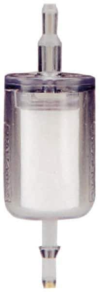 Parker - 1/4" Outlet, 125 Max psi, Inline Filters, Regulators & Lubricators - 10.1 CFM, Disposable Gas or Liquid Filter, 3-1/2" Long - Industrial Tool & Supply