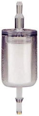 Parker - 1/4" Outlet, 125 Max psi, Inline Filters, Regulators & Lubricators - 10.1 CFM, Disposable Gas or Liquid Filter, 3-1/2" Long - Industrial Tool & Supply