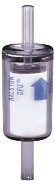 Parker - 1/4" Outlet, 125 Max psi, Inline Filters, Regulators & Lubricators - 6.6 CFM, Disposable Gas or Liquid Filter, 3-1/4" Long - Industrial Tool & Supply