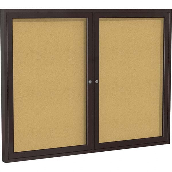 Ghent - Cork Bulletin Boards Style: Enclosed Cork Bulletin Boards Color: Natural Cork - Industrial Tool & Supply
