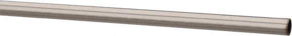 Made in USA - 6 to 7' Long, 1/4" OD, 304 Stainless Steel Tube - 0.02" Wall Thickness - Industrial Tool & Supply