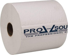 PRO-SOURCE - Hard Roll of 1 Ply White Paper Towels - 8" Wide, 800' Roll Length - Industrial Tool & Supply