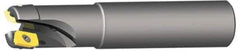 Kennametal - 1-1/4" Cut Diam, 0.404" Max Depth of Cut, 1-1/4" Shank Diam, 8" OAL, Indexable Square Shoulder End Mill - LFEW 252... Inserts, Cylindrical Shank, 0° Lead Angle - Industrial Tool & Supply