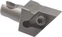 Kennametal - Right Hand Cut, Size KM12, DC.. Insert Compatiblity, External Modular Turning & Profiling Cutting Unit Head - 8mm Ctr to Cutting Edge, 20mm Head Length, Through Coolant, Series Screw-On - Industrial Tool & Supply