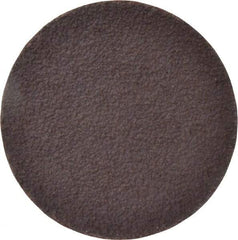 Norton - 3" Diam, 36 Grit Aluminum Oxide Adhesive PSA Disc - Very Coarse, Brown, X Weighted Cloth Backing, Flexible - Industrial Tool & Supply
