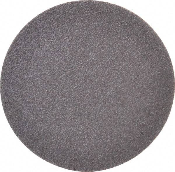 Norton - 5" Diam, 36 Grit Aluminum Oxide Adhesive PSA Disc - Very Coarse, Maroon, X Weighted Cloth Backing, Flexible - Industrial Tool & Supply