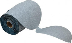 Norton - 6" Diam, 120 Grit Silicon Carbide Adhesive PSA Disc - Medium Grade, Natural, B Weighted Backing, Flexible - Industrial Tool & Supply