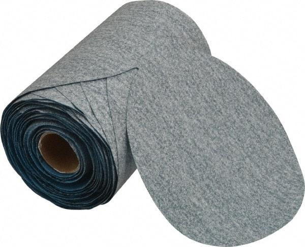 Norton - 5" Diam, 150 Grit Silicon Carbide Adhesive PSA Disc - Medium Grade, Natural, B Weighted Backing, Flexible - Industrial Tool & Supply