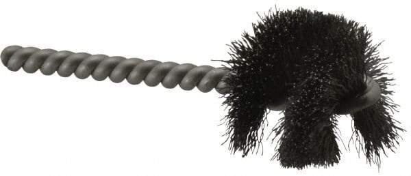 Weiler - 1-1/4" Diam Helical Steel Tube Brush - 0.008" Filament Diam, 1" Brush Length, 3-1/2" OAL, 1/4" Diam Stainless Steel Shank - Industrial Tool & Supply