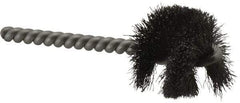 Weiler - 1-1/4" Diam Helical Steel Tube Brush - 0.008" Filament Diam, 1" Brush Length, 3-1/2" OAL, 1/4" Diam Stainless Steel Shank - Industrial Tool & Supply