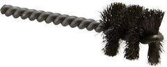 Weiler - 1" Diam Helical Stainless Steel Tube Brush - 0.008" Filament Diam, 1" Brush Length, 3-1/2" OAL, 1/4" Diam Stainless Steel Shank - Industrial Tool & Supply