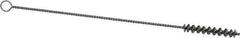 Weiler - 1-1/2" Long x 1/4" Diam Steel Hand Tube Brush - Single Spiral, 7" OAL, 0.003" Wire Diam, 3/32" Shank Diam - Industrial Tool & Supply