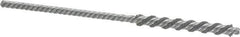 Weiler - 1/4" Diam Helical Nylon Tube Brush - Single Spiral, 0.022" Filament Diam, 2" Brush Length, 5" OAL, 5/32" Diam Shank - Industrial Tool & Supply