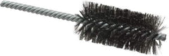 Weiler - 1-1/4" Diam Helical Steel Tube Brush - Double Spiral, 0.006" Filament Diam, 2-1/2" Brush Length, 5-1/2" OAL, 1/4" Diam Shank - Industrial Tool & Supply