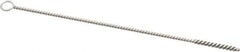 Weiler - 1" Long x 1/8" Diam Steel Hand Tube Brush - Single Spiral, 6" OAL, 0.003" Wire Diam, 3/32" Shank Diam - Industrial Tool & Supply