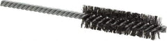 Weiler - 3/4" Diam Helical Steel Tube Brush - Double Spiral, 0.008" Filament Diam, 2-1/2" Brush Length, 5-1/2" OAL, 1/4" Diam Shank - Industrial Tool & Supply