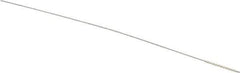 Weiler - 0.05" Diam Helical Nylon Tube Brush - 0.012" Filament Diam, 1/2" Brush Length, 4" OAL, 0.022" Diam Shank - Industrial Tool & Supply