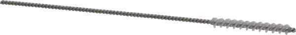 Weiler - 1/8" Diam Helical Nylon Tube Brush - 0.012" Filament Diam, 1" Brush Length, 4" OAL, 0.064" Diam Shank - Industrial Tool & Supply