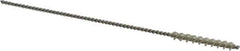 Weiler - 0.135" Diam Helical Nylon Tube Brush - 0.012" Filament Diam, 1" Brush Length, 4" OAL, 0.075" Diam Shank - Industrial Tool & Supply