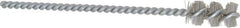 Weiler - 0.515" Diam Helical Nylon Tube Brush - 0.012" Filament Diam, 1" Brush Length, 5" OAL, 0.194" Diam Shank - Industrial Tool & Supply