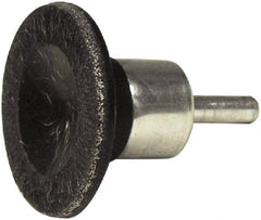 Weiler - 1-3/4" Diam Stainless Steel Flared Crimped End Brush - Industrial Tool & Supply