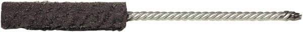 Weiler - 1/2" Diam Helical Steel Tube Brush - 0.006" Filament Diam, 2" Brush Length, 5" OAL, 5/32" Diam Shank - Industrial Tool & Supply