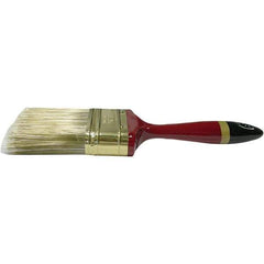 Weiler - 3" Flat Nylon/Polyester Varnish Brush - 3" Bristle Length, 7-1/8" Poly Foam Handle - Industrial Tool & Supply