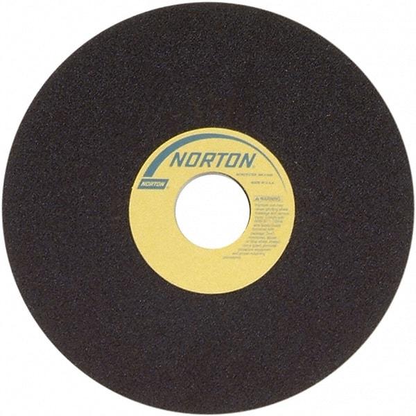 Norton - 7" 60 Grit Aluminum Oxide Cutoff Wheel - 3/32" Thick, 1-1/4" Arbor, 6,550 Max RPM, Use with Stationary Grinders - Industrial Tool & Supply
