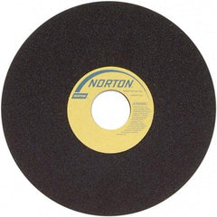 Norton - 7" 60 Grit Aluminum Oxide Cutoff Wheel - 3/32" Thick, 1-1/4" Arbor, 6,550 Max RPM, Use with Stationary Grinders - Industrial Tool & Supply