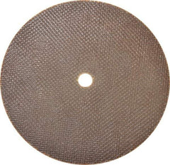 Norton - 6" 60 Grit Aluminum Oxide Cutoff Wheel - 0.06" Thick, 1/2" Arbor, 10,190 Max RPM, Use with Die Grinders - Industrial Tool & Supply