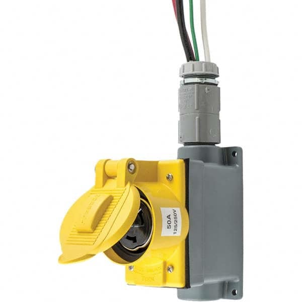 Hubbell Wiring Device-Kellems - GFCI Cords & Power Distribution Centers Mount Type: Wall Number of Outlets: 1 - Industrial Tool & Supply