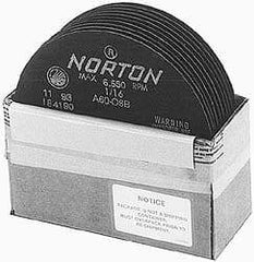 Made in USA - 7" 46 Grit Aluminum Oxide Cutoff Wheel - 3/32" Thick, 1-1/4" Arbor, 5,184 Max RPM, Use with Stationary Tools - Industrial Tool & Supply