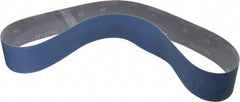Norton - 2-1/2" Wide x 48" OAL, 80 Grit, Zirconia Alumina Abrasive Belt - Zirconia Alumina, Medium, Coated, Y Weighted Cloth Backing, Series R821 - Industrial Tool & Supply