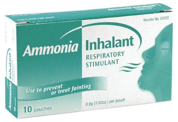 Medique - Ammonia Inhalant Wipes - For Ammonia Inhalant - Industrial Tool & Supply