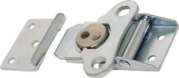 Value Collection - 3.43" Long x 2-3/4" Wide x 0.670" High, Draw Latch - Steel, with Zinc Plate, Bright Chromate Dip Finish - Industrial Tool & Supply