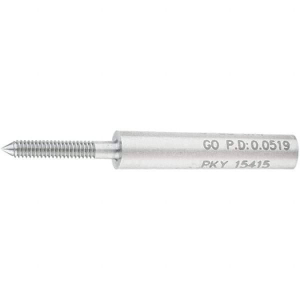 SPI - #0-80, Class 2B, 3B, Single End Plug Thread Go Gage - Steel, Size 000 Handle Not Included - Industrial Tool & Supply