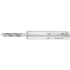 SPI - #0-80, Class 2B, 3B, Single End Plug Thread Go Gage - Steel, Size 000 Handle Not Included - Industrial Tool & Supply