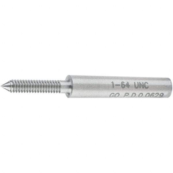 SPI - #1-64, Class 2B, 3B, Single End Plug Thread Go Gage - Steel, Size 000 Handle Not Included - Industrial Tool & Supply