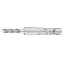 SPI - #1-72, Class 2B, 3B, Single End Plug Thread Go Gage - Steel, Size 000 Handle Not Included - Industrial Tool & Supply