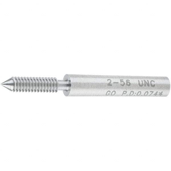 SPI - #2-56, Class 2B, 3B, Single End Plug Thread Go Gage - Steel, Size 000 Handle Not Included - Industrial Tool & Supply