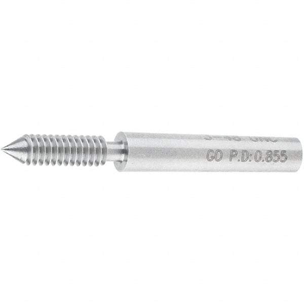SPI - #3-48, Class 2B, 3B, Single End Plug Thread Go Gage - Steel, Size 000 Handle Not Included - Industrial Tool & Supply