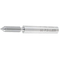 SPI - #3-48, Class 2B, 3B, Single End Plug Thread Go Gage - Steel, Size 000 Handle Not Included - Industrial Tool & Supply