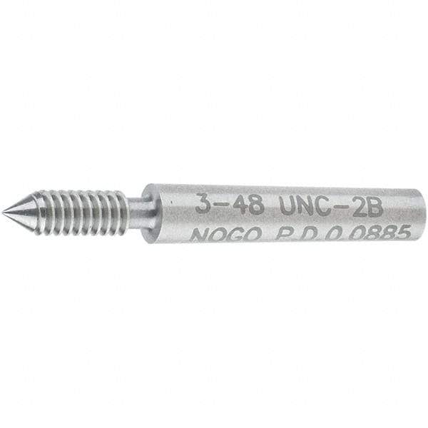 SPI - #3-48, Class 2B, Single End Plug Thread No Go Gage - Steel, Size 000 Handle Not Included - Industrial Tool & Supply