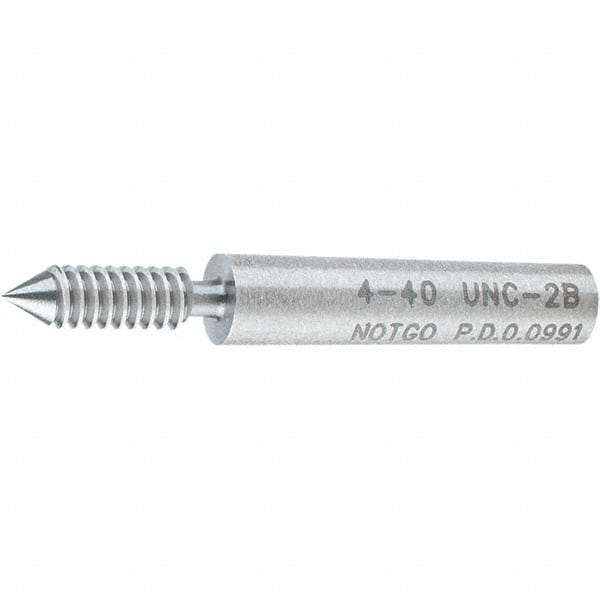 SPI - #4-40, Class 2B, Single End Plug Thread No Go Gage - Steel, Size 00 Handle Not Included - Industrial Tool & Supply