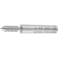 SPI - #4-40, Class 2B, Single End Plug Thread No Go Gage - Steel, Size 00 Handle Not Included - Industrial Tool & Supply